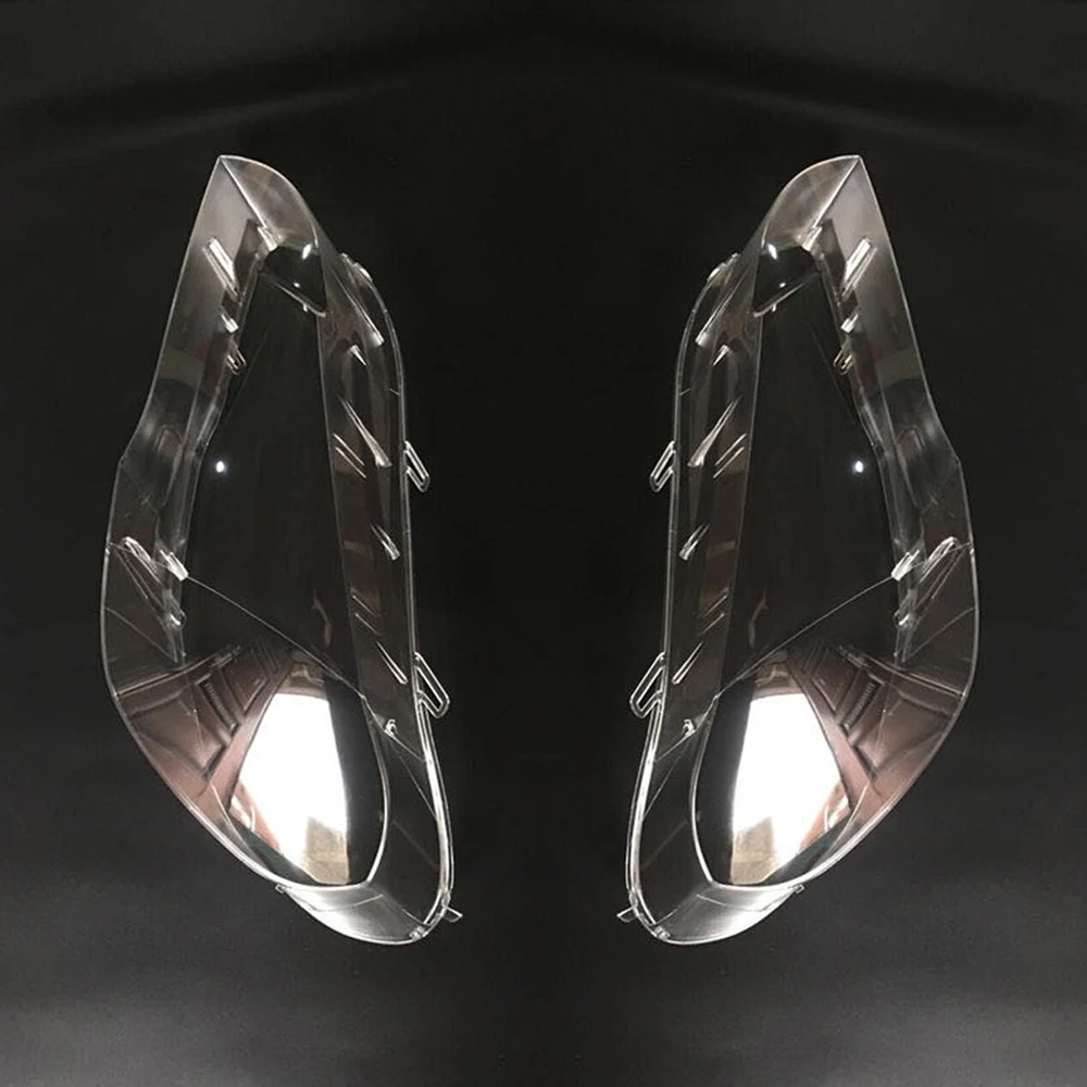 Headlight Cover Headlight Lens Cover Headlight Dust Cover Car Front Headlight Cover Lens Glass Headlamps Transparent Lampshade Lamp Shell Masks For BMW X5 E70 2007-2013