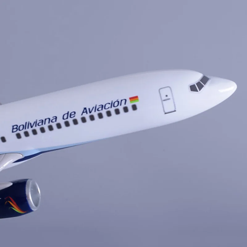 40 см 1: 172 масштаб Boeing B737 BOA Bolivia Airplane авиационная модель самолет из сплава Коллекционная Коллекция игрушек