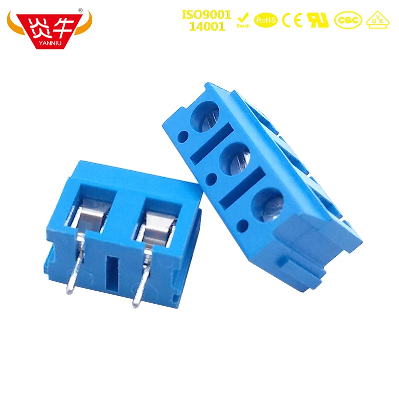 KF375 7.5 2P 3P BLUE PCB UNIVERSAL SCREW TERMINAL BLOCKS DG305 7.5mm PITCH 2PIN 3PIN CAN BE COMBINED DEGSON PHOENIX CONTACT |