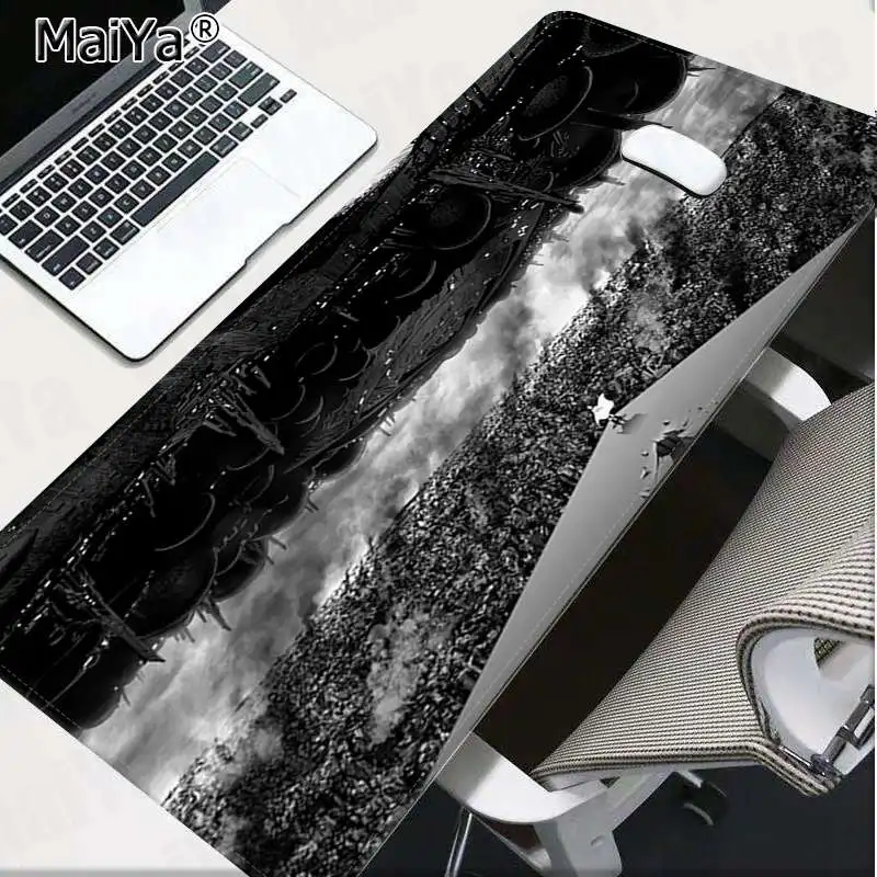 Lock Edge 40X90cm Maiya смешной один удар Человек DIY дизайн игровой с узором коврик для мыши резиновый ПК компьютерный игровой коврик для мыши - Цвет: Lock Edge 40X90cm