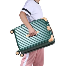 Edison PC Material INS Wind Retro Trolley Case Suitcase Student Luggage Men and Women 20 inch Universal Wheel Trolley Case