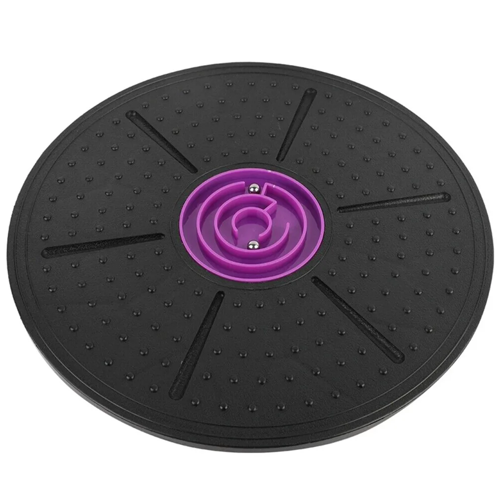 Высококачественное фитнес-оборудование Йога Доска для баланса стабильность диска круглые тарелки тренажер для занятий фитнесом спортом в тренажерном зале - Цвет: Фиолетовый