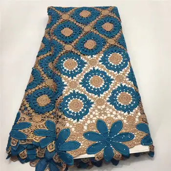 

African Lace Fabric High Quality French Cord Lace Fabric Embroidered Nigerian Tulle Lace Fabric For Dress