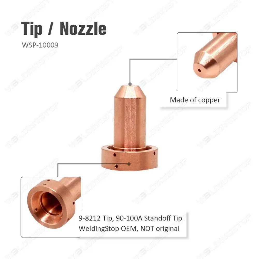 Плазменная фонарь WS 9 8212/наконечники для тепловой динамики SL60 ~ 100 PK/5|tip tap|tips timetipping