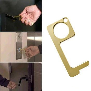 

Contactless Door Opener Hygienic Hook Open Doors Without Touching shoppingcart Buttons Multi-Function Press Elevator Tool Safety