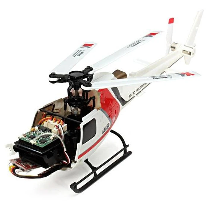 XK K123 6CH бесщеточный AS350 масштаб 3D6G система Радиоуправляемый вертолет RTF Обновление WLtoys V931