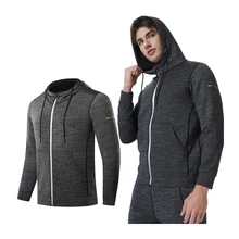 Мужские толстовки с капюшоном для спортзала, занятий спортом, бега, тренировок, фитнеса, бодибилдинга, куртки, уличная спортивная одежда, мужские толстовки на молнии с капюшоном, Новые Топы, толстовка