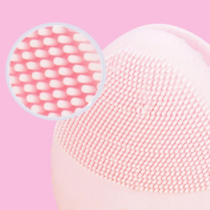 Electric Rechargeable Sonic Vibrating Waterproof Silicone Face Cleansing Brush& Facial Cleanser and Massager Roller