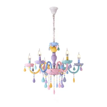 

Nordic Light Luxury Creativity Crystal Chandelier Modern design LED Chandelier Hanging Lamp for Bedroom Children Room Foyer