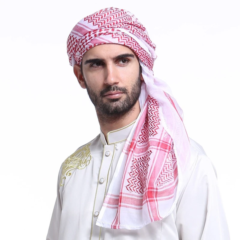 Ropa islámica hombre, trajes tradicionales de Dubái árabe saudita, accesorios musulmanes, turbante, sombrero de oración, pañuelo a cuadros para cabeza, de mujer| - AliExpress