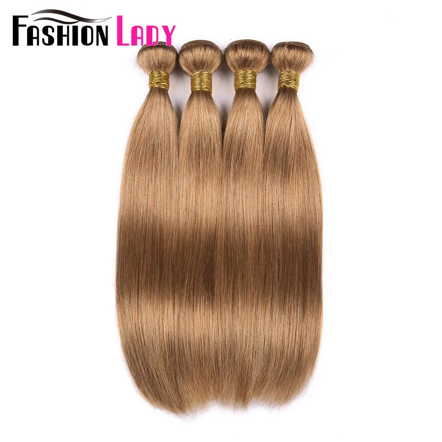 Blonde Bundles Hair Extensions Human Hair 27 Straight Bundles Fashion Lady Brazilian Honey Blonde Non-remy