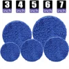 3/4/5/6/7 Inch Removing Wax Buffer Pads Microfiber Polishing Pad Replaceable Buffing Pads For DA/RO Polisher Car Wash Clean 1