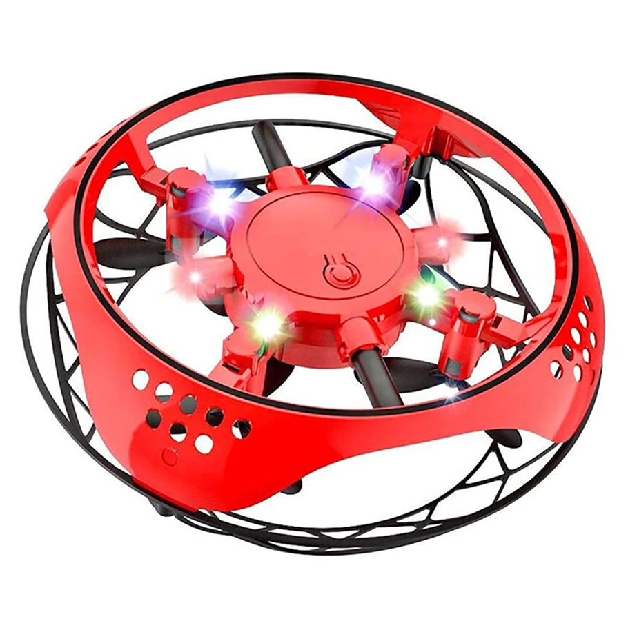 

Kids Hand Operated Induction Aircraft Intelligent Induction Quadcopter, Gesture-Sensing Helicopter with LED Light