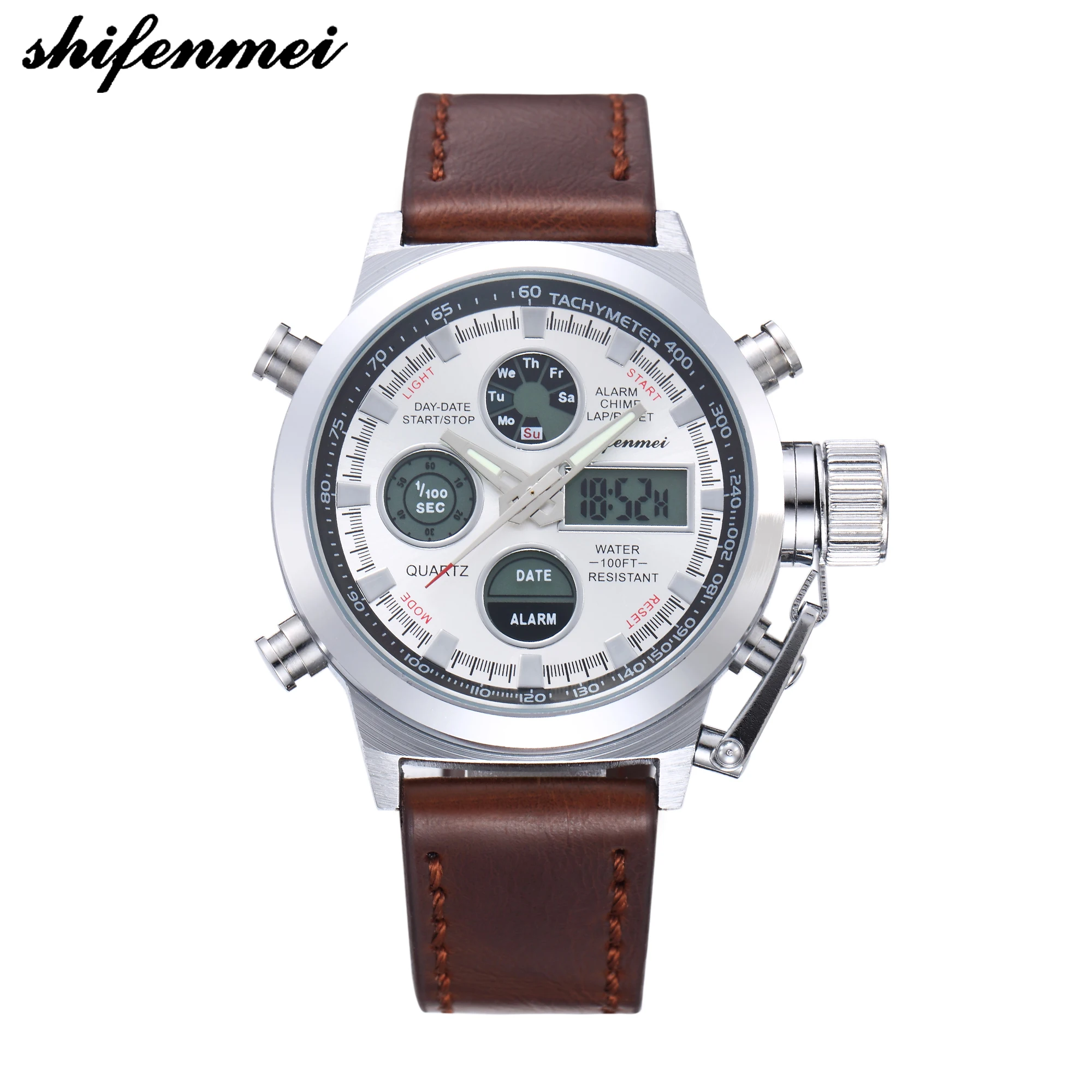 

Shifenmei Relogio Masculino Men Watches Luxury Famous Top Brand Men's Fashion Casual Dress Watch Military Quartz Wristwatches