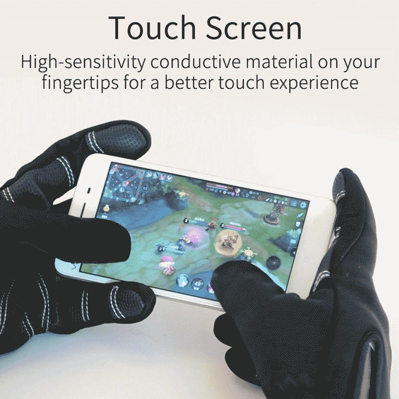 Велосипедные перчатки ROCKBROS для сенсорных экранов зимние теплые ветрозащитные