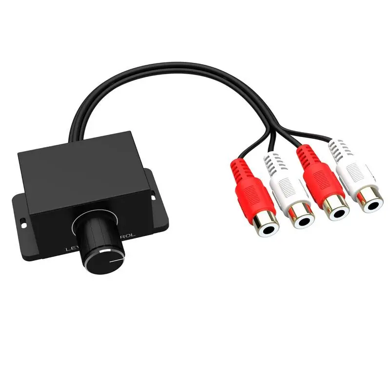 1PC New Car Audio Amplifier Bass RCA Level Remote Volume Control Knob LC1 Universal Automobiles Parts Accessories audio amplifier