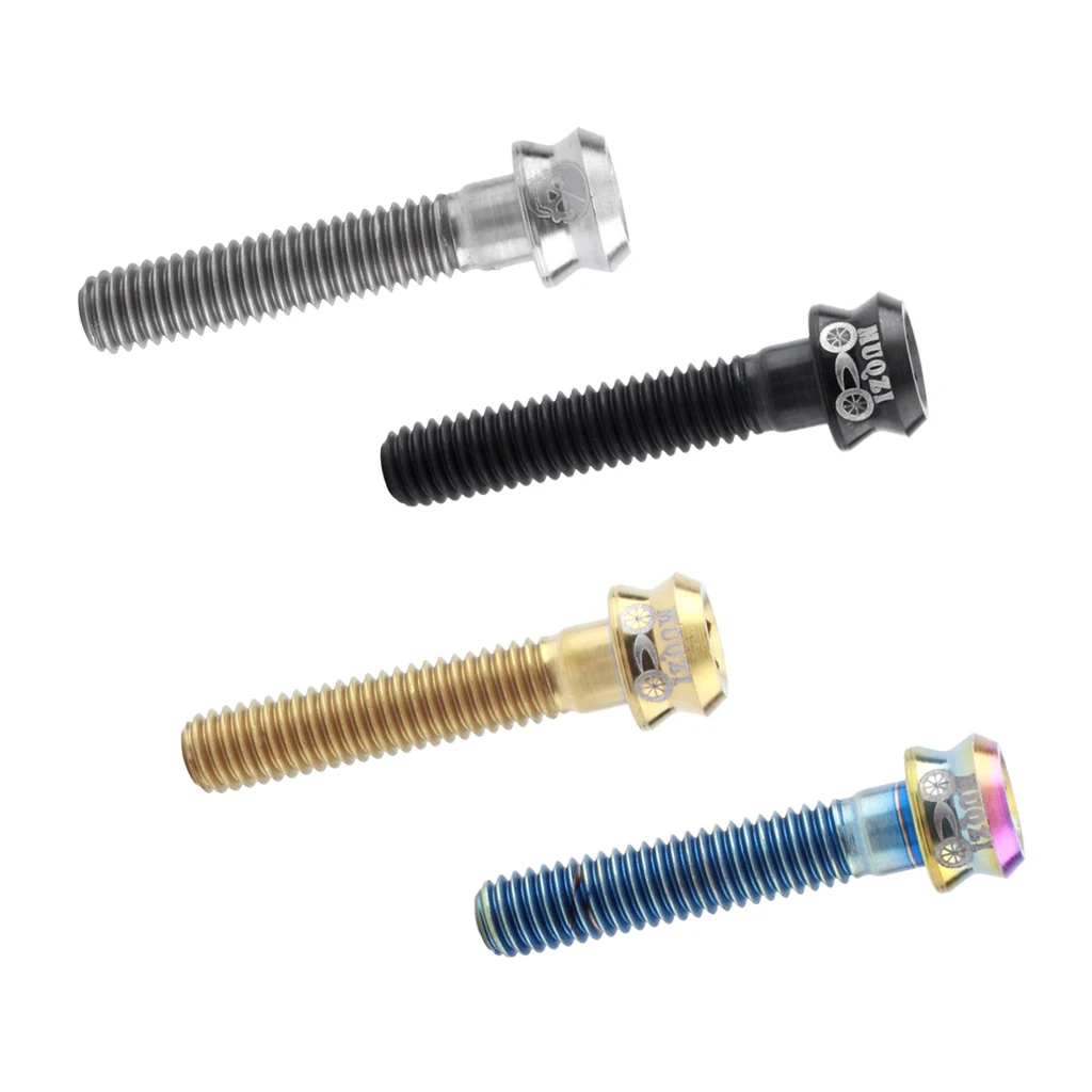M6 X 30mm Bicycle MTB Bike Column Headset Stem Top Cap Titanium Bolt Screw