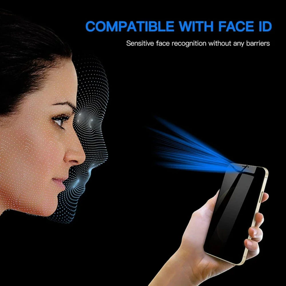 1-4 Cho IPhone 12 13 Pro XS Max Chống Gián Điệp Kính Cường Lực Cho IPhone 11 11pro 12 13 Mini X XR 7 8 Plus Riêng Tư Tấm Bảo Vệ Màn Hình phone glass protector