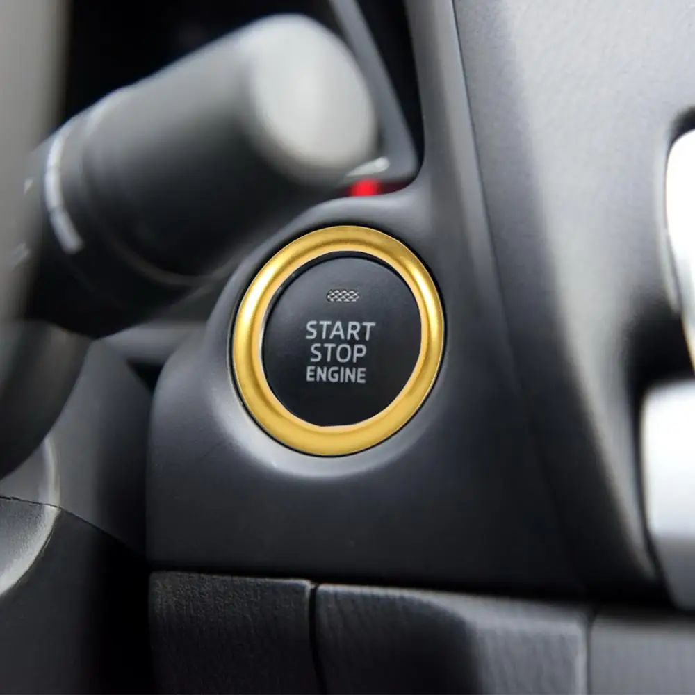 

Aluminum Engine Start Stop Button Ring Trim for Mazda 3 Axela CX-4 CX-5 CX-3 Auto Interior Decorative Accessories Car Styiing