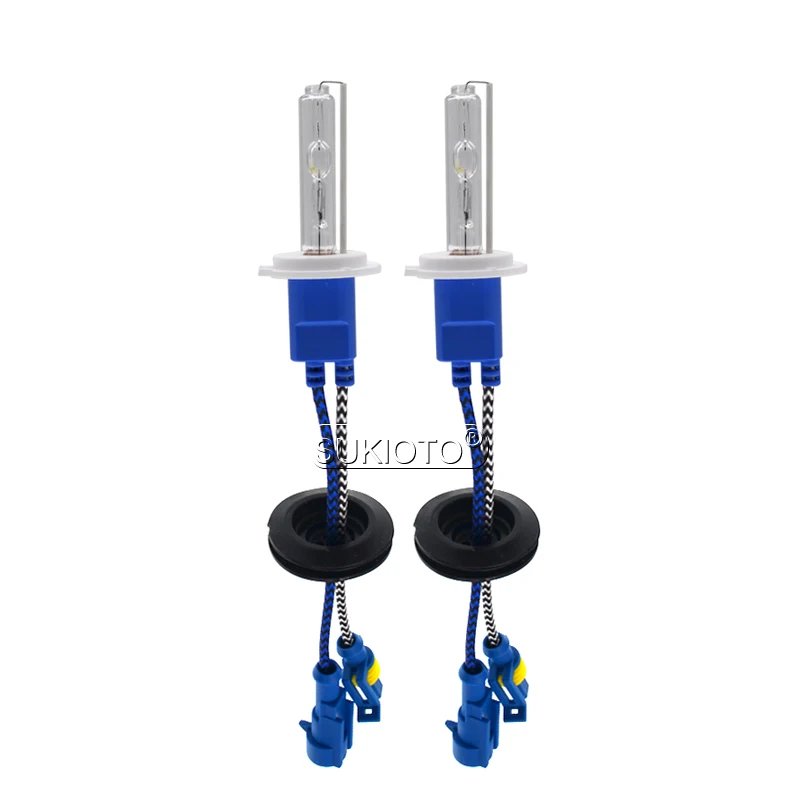 SUKIOTO 12V 75W Fast Bright Xenon Ballast HID Conversion Kit 6000K 8000K 4300K 5000K H3 H1 H11 D2H 9005 H7 Auto Headlamp Bulbs  (2)