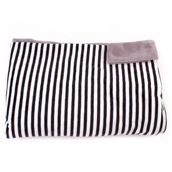 

Striped Kids Room Decor Blanket Large Capacity Thickened Storage Bag Plush Home Use Chair Practical Clothes Organizer Toy Gather