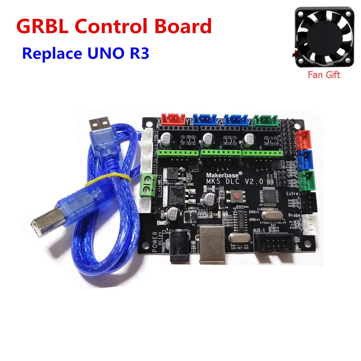 GRBL CNC лазерная материнская плата TTL контрольная пластина MKS DLC V2.0 breakout cnc shield v3