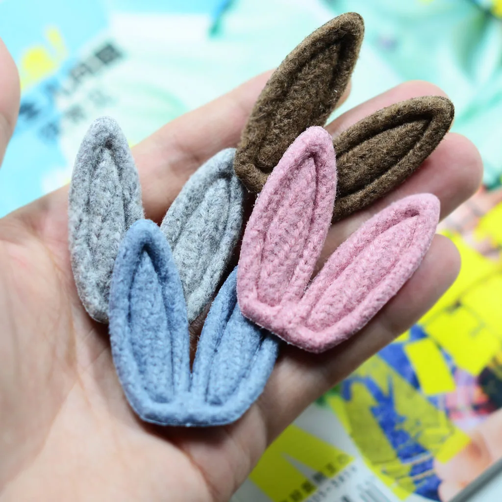 8 Pieces Handmade Yarn Rabbit Ears Crafts For &Kids Headband Party  Hair Band DIY Hair Accessories Garment Decorations