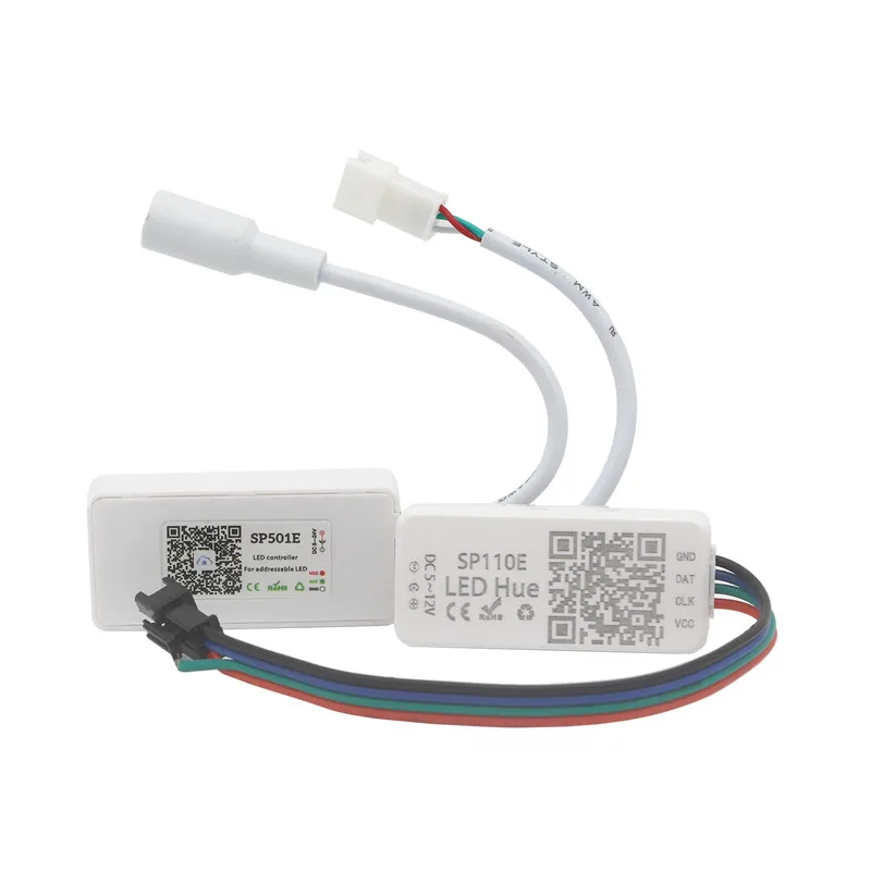 DC5-24V SP501E светодиодный WI-FI пикселей контроллер DC5-12V SP110E bluetooth-контроллер RGB для WS2811 WS2812 пикселей светодиодная лента для светодиодной ленты