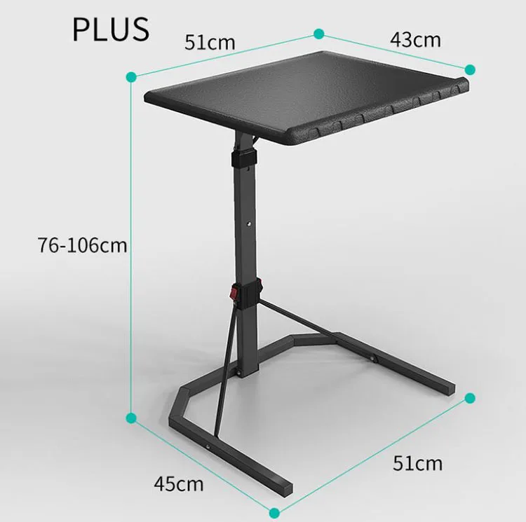 51*43 см складной компьютерный стол регулируемый портативный ноутбук стол для кровати диван чтения
