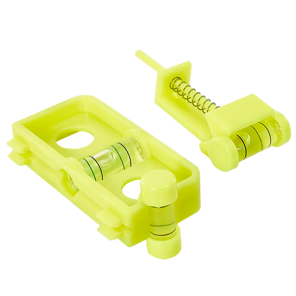 Combo de nivel de cuerda para ajuste y montaje de arco compuesto, flecha a presión para posición de lazo, vástago de nivel de Tiro con Arco duradero de plástico