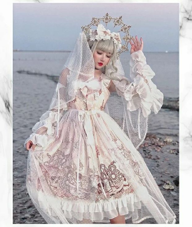 Cosplay&ware Japanese Gothic Jsk Lolita Dress Women Vintage Victorian Sleeveless Bow Princess Tea Party Dresses Girls Chic Print -Zentai shop online Hf5e96ba743534f76848297bce94600ccT.jpg