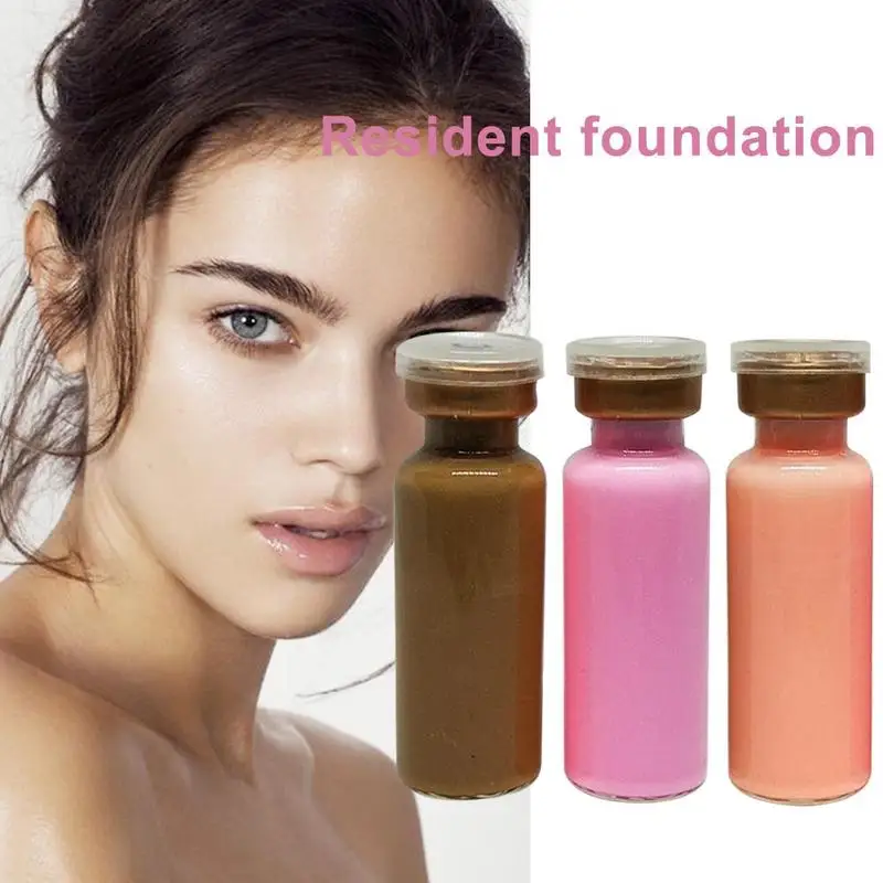 

5ml Orange, Pink, Brown Remnant Foundation Placenta Serum Extrace Essence Moisturizing Cream Anti-aging