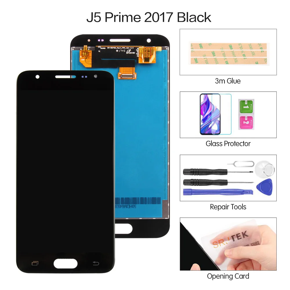 5,0 ''G570 ЖК-дисплей для SAMSUNG Galaxy J5 Prime сенсорный экран для SAMSUNG Galaxy On5 ЖК Galaxy J5 Prime - Цвет: J5 Prime 2017 Black