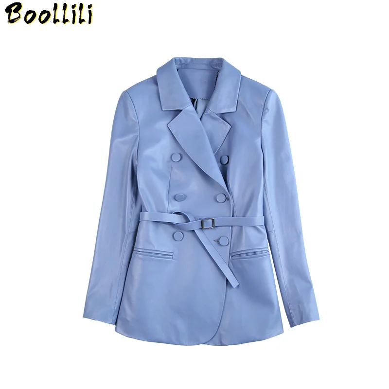 

Женское меховое пальто Boollili, весенние топы, корейские женские пальто 100%, пальто из овчины, куртка из натуральной кожи, женская одежда 2023