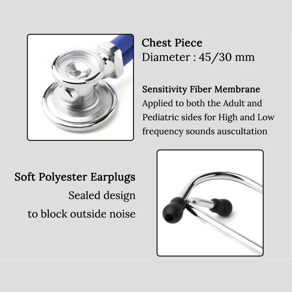 Multifunctional Doctor Stethoscope Cardiology Medical Stethoscope Professional Doctor Nurse Medical Equipment Devices