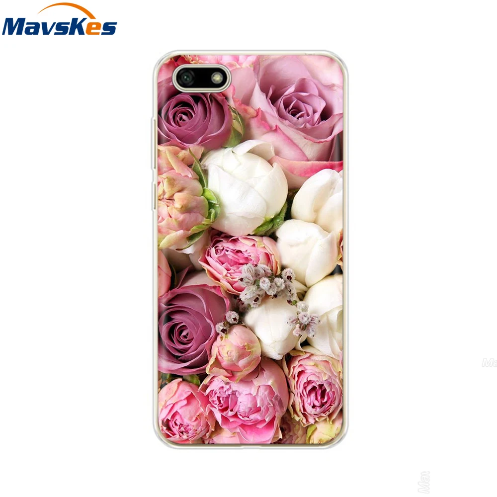 51 Huawei Honor 7A силиконовая Мягкая ТПУ задняя крышка для Funda huawei Honor7A чехол 5,4" Русская версия DUA-L22 защитный бампер для телефона - Цвет: 51