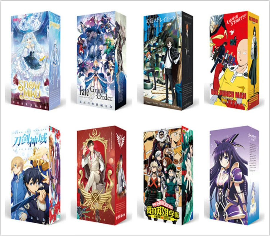Аниме счастливая длинная Подарочная коробка One piece sao date a live my hero Академия судьба