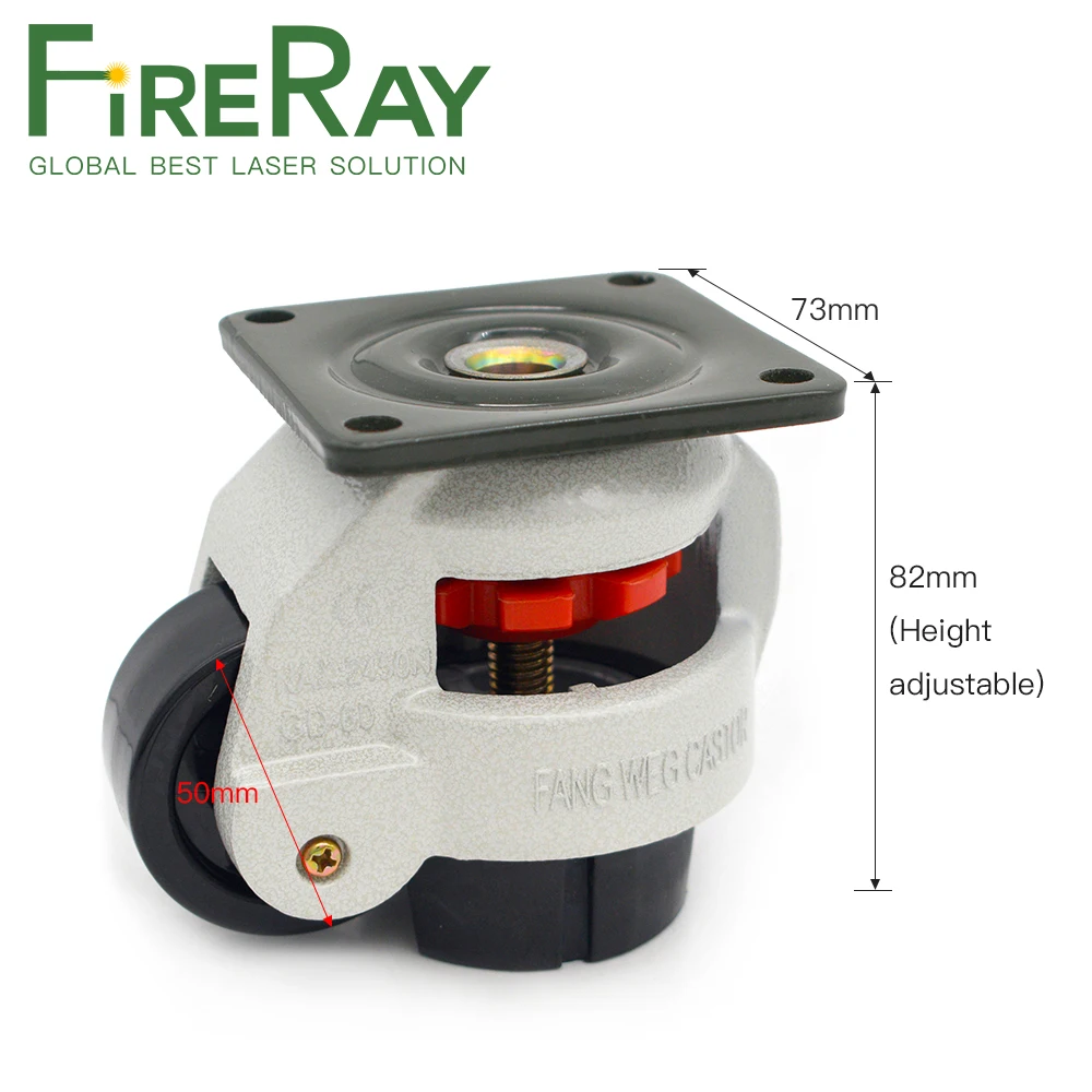 Универсальное колесо FireRay GD60 плоское дно и винтовой Тип для CO2 лазерной резки
