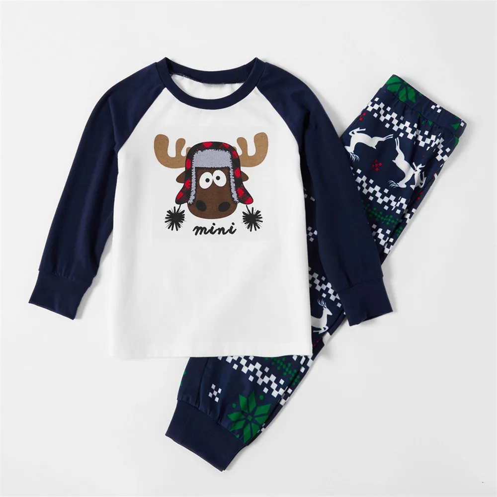 Новинка; одинаковые рождественские пижамные наборы для всей семьи; одежда для сна для взрослых «Мама и я»; Рождественская одежда для сна с рисунком для мамы и дочки