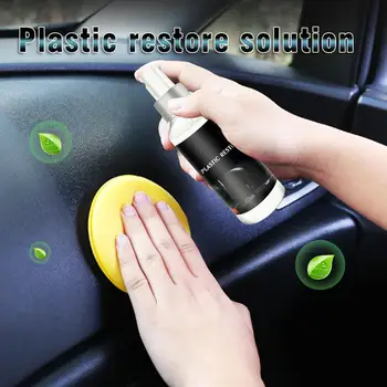 

Car Plastic Parts Retreading Agent Wax Instrument Panel Auto Interior Auto Plastic Renovated Coating Car Cleaner