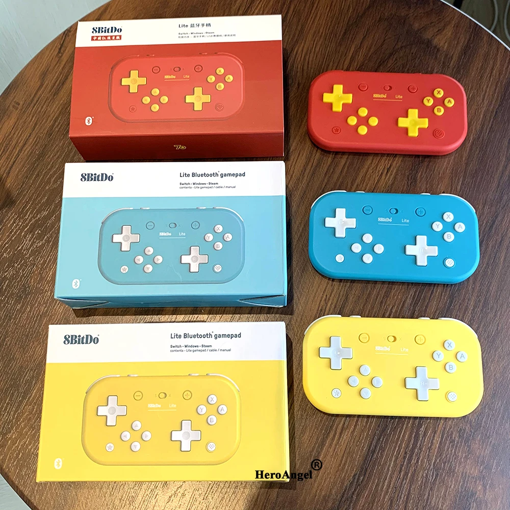 8bitdo Liteゲームパッド Nintendo Switch Lite Windows Steam Raspberry Pi用の超ポータブルbluetoothスマートコントローラー ゲームパッド Aliexpress