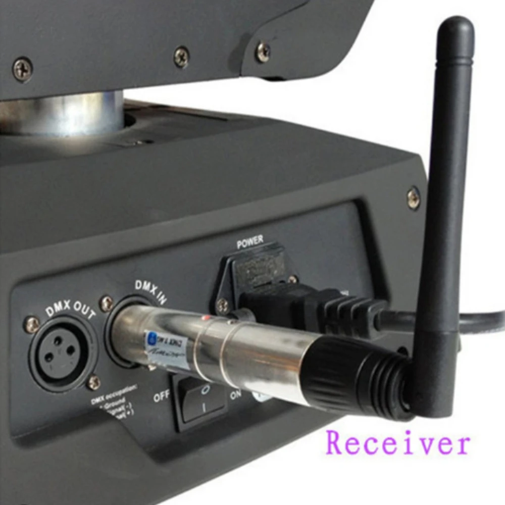 DMX512 DFI DJ Wireless System Receiver Transmitter 2.4G For LED Stage Light