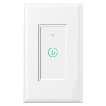 

Smart Wi-Fi Wall Light Switch, for Alexa and Google Assistant Supported, Fit for US/CA Wall Switches, Remote Control with