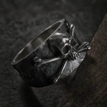 Bague tête de mort Pirate