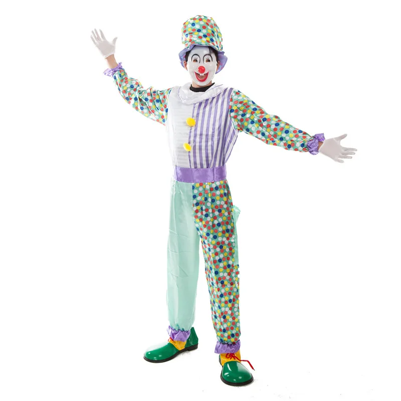 Children's Day Ball Funny Clown Performance Garment accessory Halloween Clown Performance Color Circle Clown Clothing