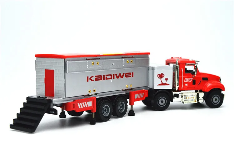 Cadeve Alloy Caravan Model 1: 50 Single Layer Travel Caravan Foldable Transformation Children Toy Car