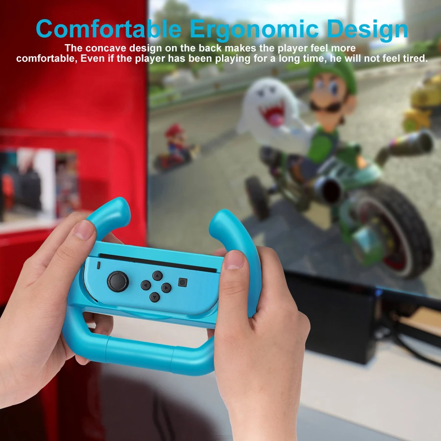 Рулевое колесо Nintendo Switch для гоночных игр держатель Joy con рукоятка аксессуары switch 2
