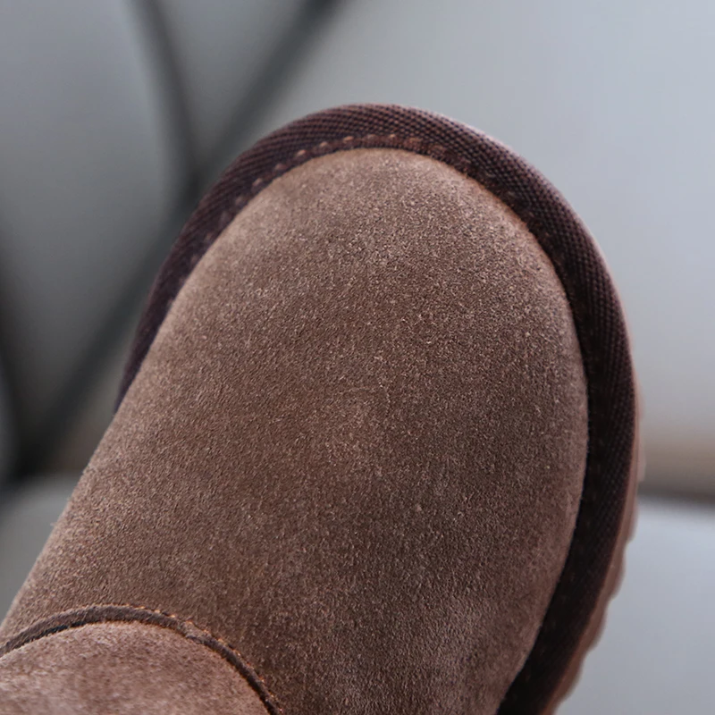 Женские зимние ботинки Новинка 2019 года Теплая обувь в Корейском стиле из