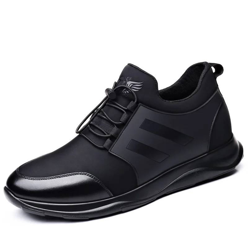 Повседневная обувь для мальчиков; черные сетчатые мужские удобные Прогулочные кроссовки; Размеры 37-43; дышащая модная повседневная обувь; мужская стильная обувь - Цвет: Black 8603
