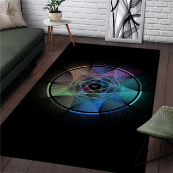 

Black Rug Christmas Gift tapetes Boy Anime Carpet Kitchen Room Living Room Fashion rugs Drop Ship